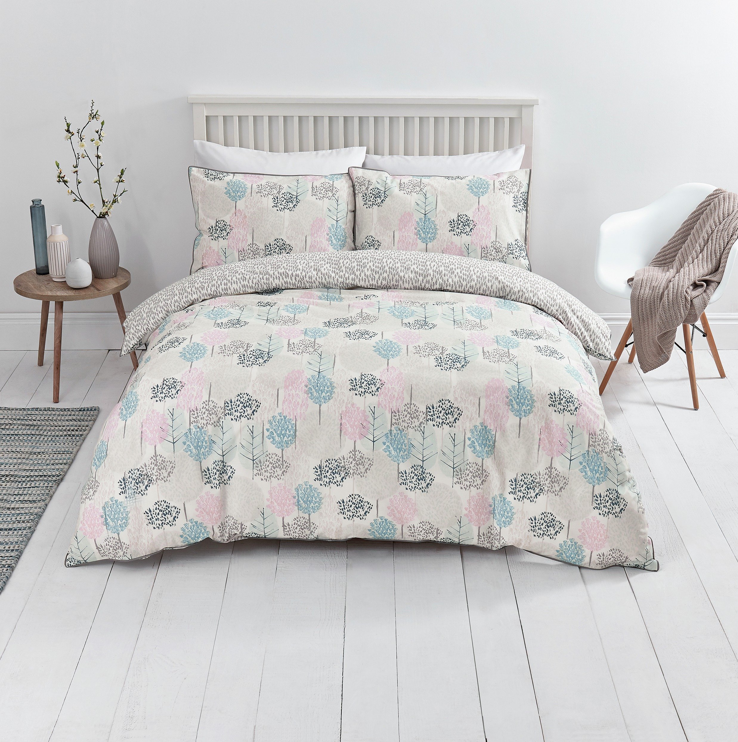 Sainsbury's Home Nordic Sky Tree Print Bedding Set Reviews