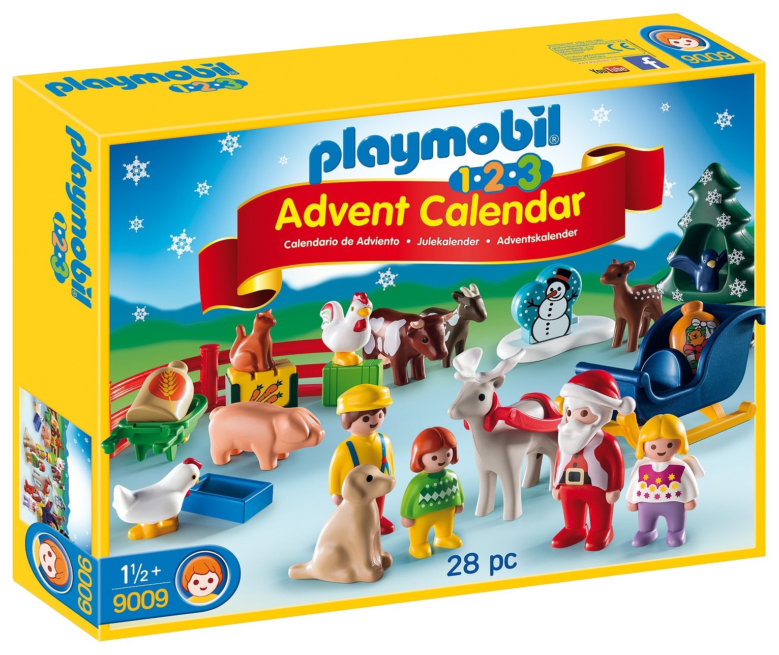 Playmobil 9009 1.2.3 Christmas on the Farm Advent Calendar.