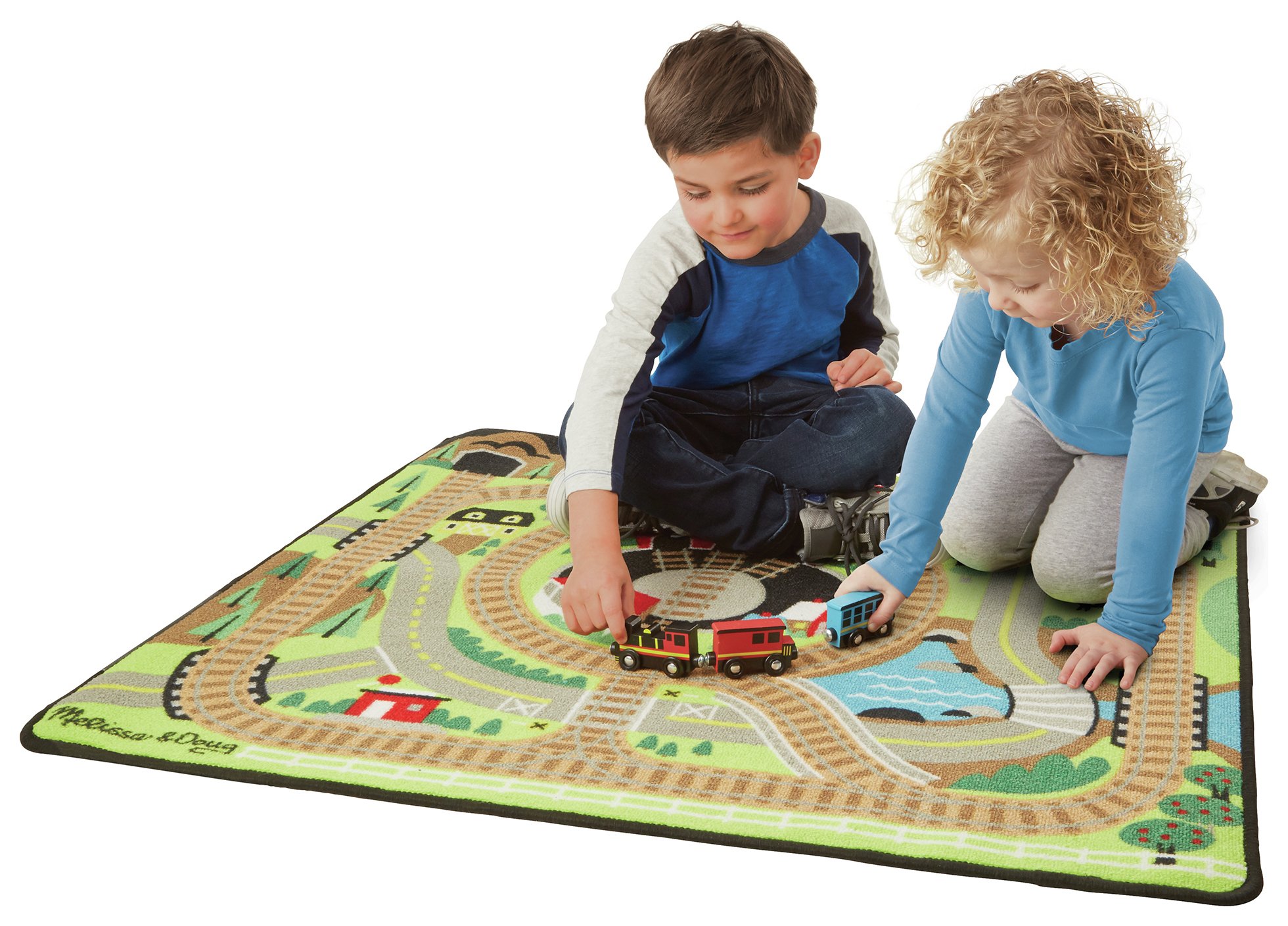 Melissa & doug Round the Rails Train Acitivty Rug review