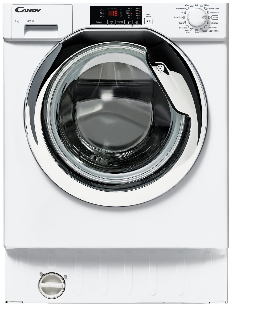 Candy CBWM814DC 8KG 1400 Spin Integrated Washing Machine