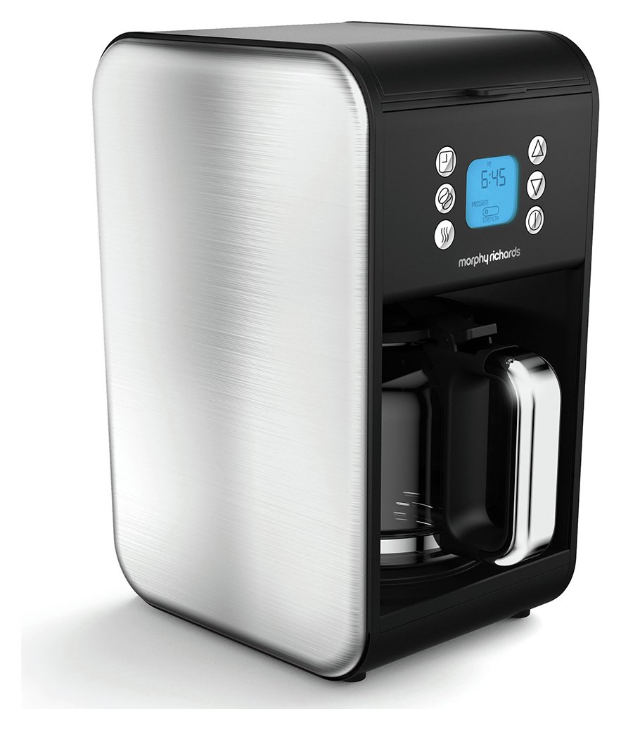 Morphy Richards Accents Filter Coffee Machine- Brushed Steel