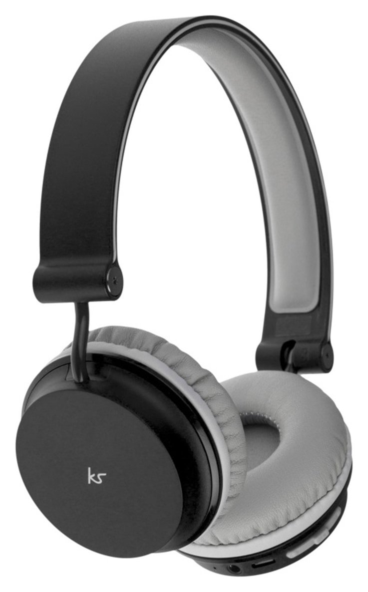 KitSound Metro Wireless On-Ear Headphones - Black