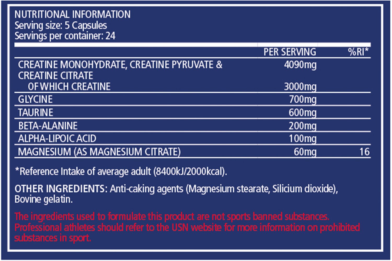 USN Creatine X4 Review