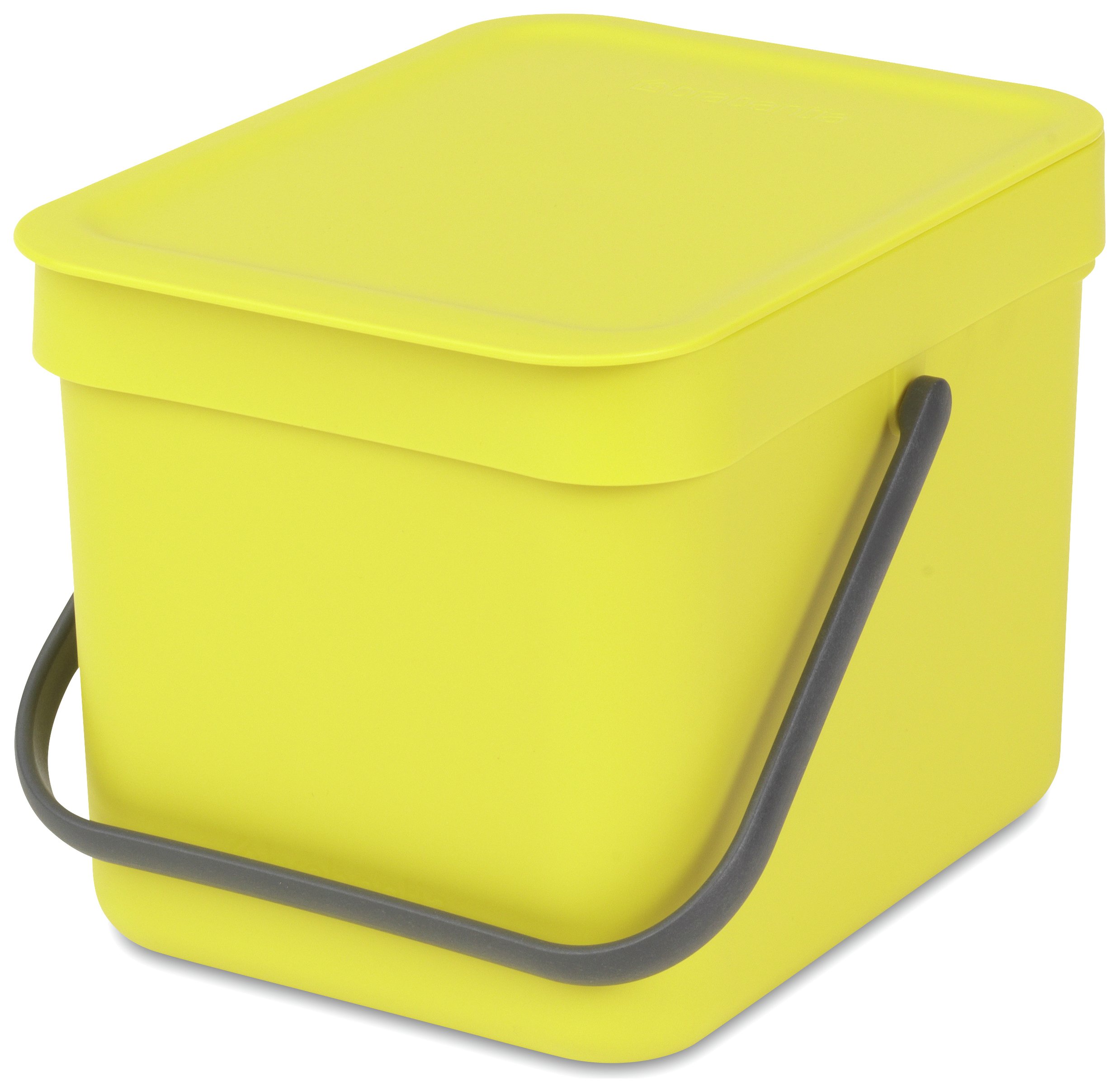 Brabantia Sort & Go 6 Litre Waste Bin - Yellow
