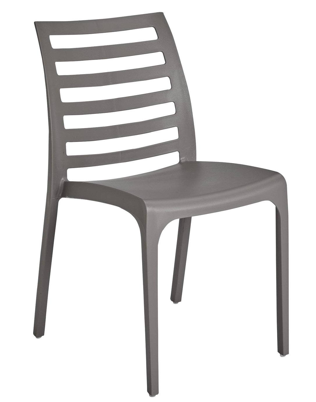 Argos Home Stakk Plastic Chair - Grey (7379026) | Argos Price Tracker