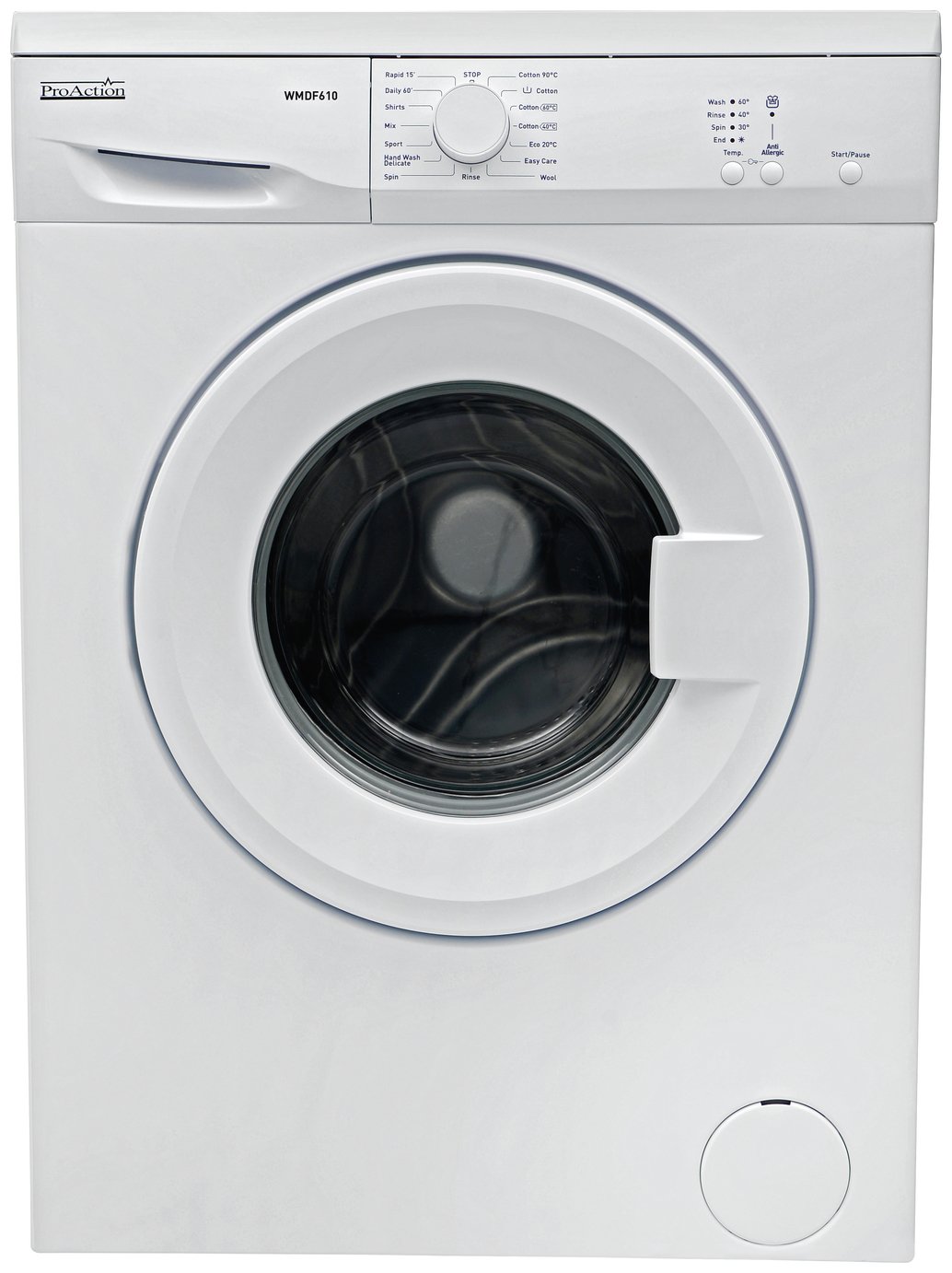 Proaction WMDF610W 6KG 1200 Spin Washing Machine review