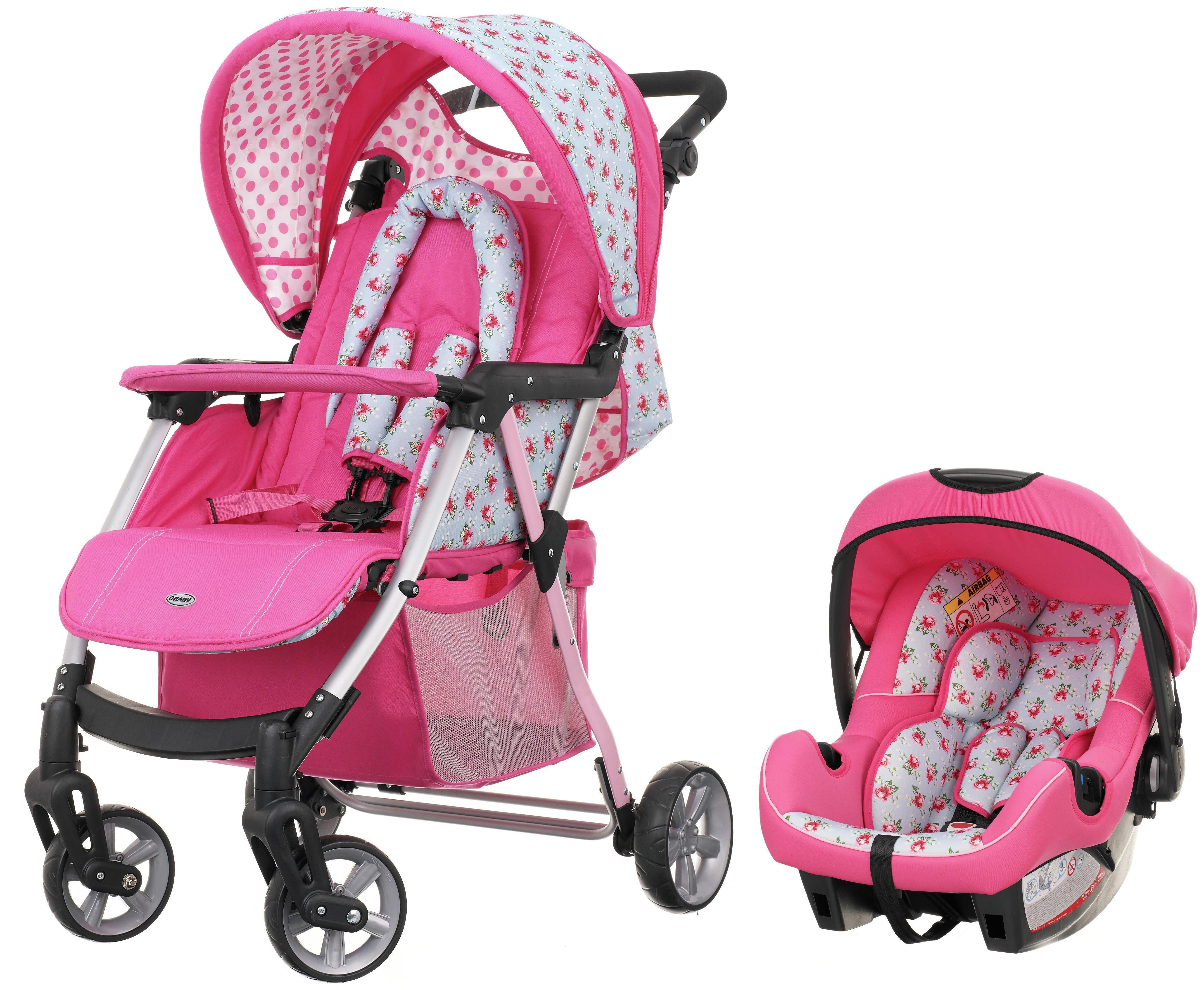 Obaby Hera Travel System - Cottage Rose