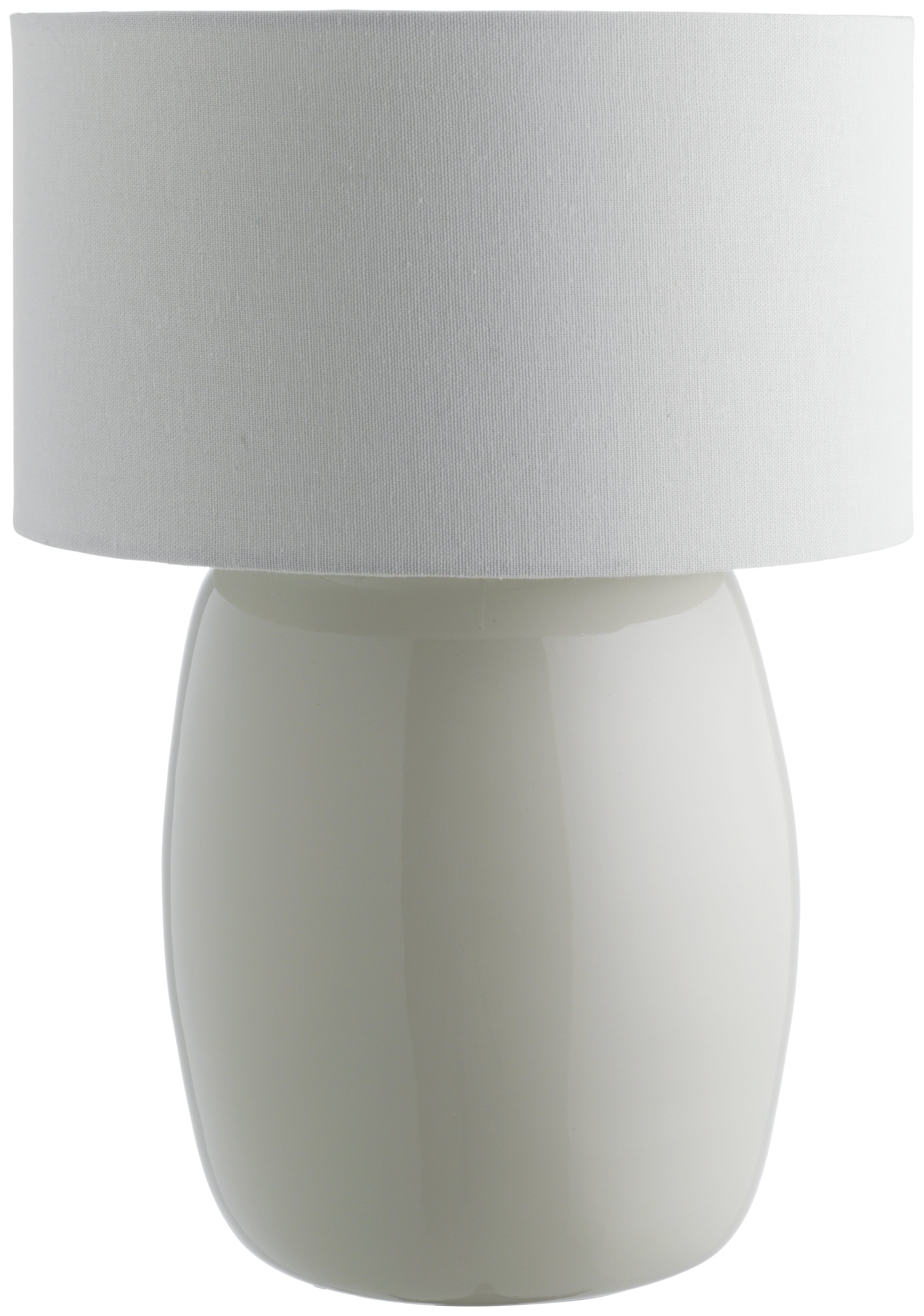 Habitat Popp Bamboo Table Lamp - Linen