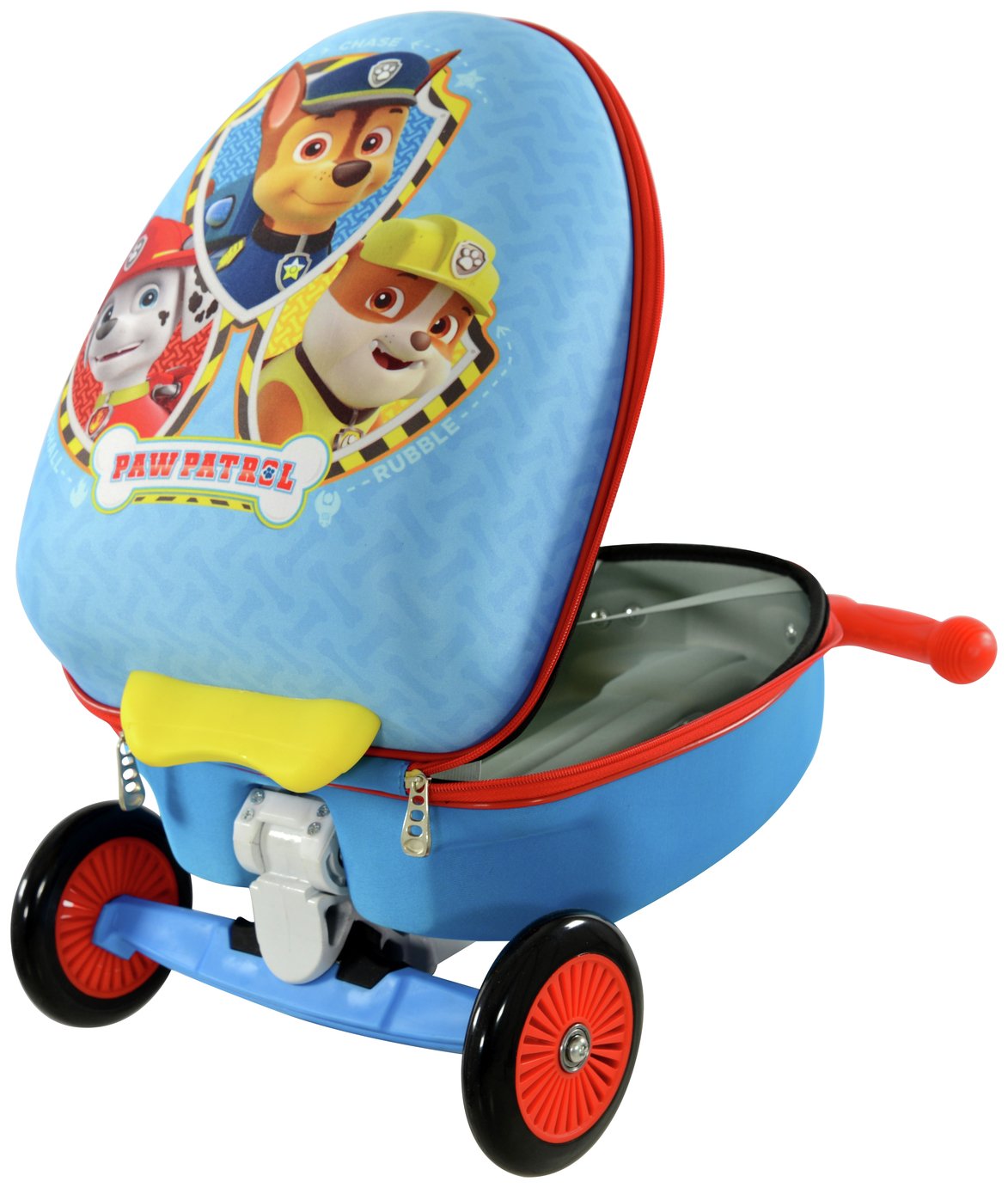 paw patrol scootin suitcase