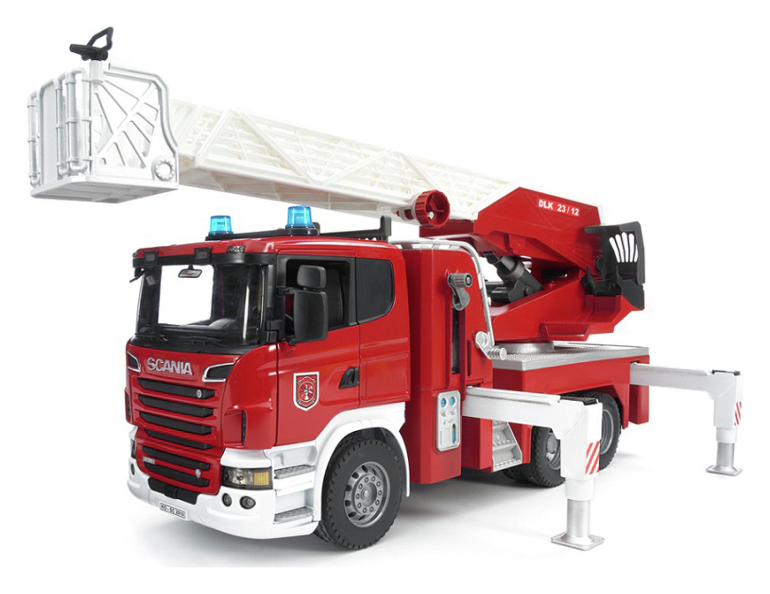 bruder fire truck with water pump instructions