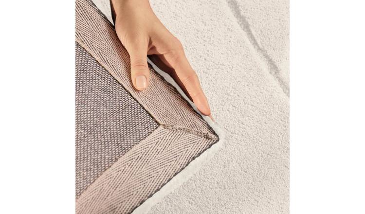 Hanse Home Cream Vikosa Arcura Abstract Wool Rug - 80 x 150cm