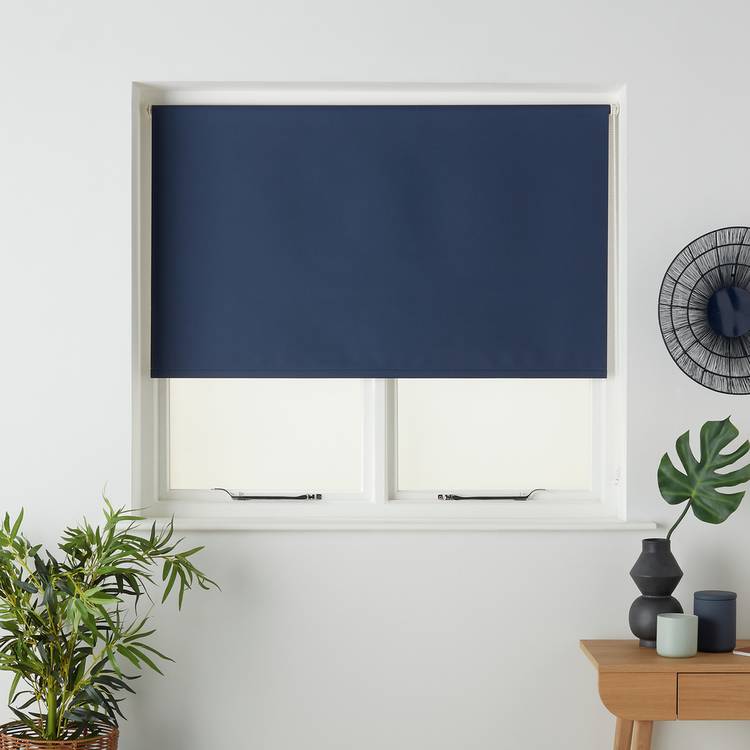 Argos Home Blackout Indigo Roller Blind - 150cm 0