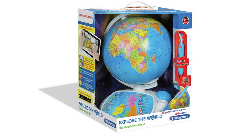  Clementoni - 56144 - Education - My First Globe - Interactive  Globe For Children 3 Years, French Language, Dutch Language, Educational  Globe, Learning Geography, Made in Italy : Toys & Games