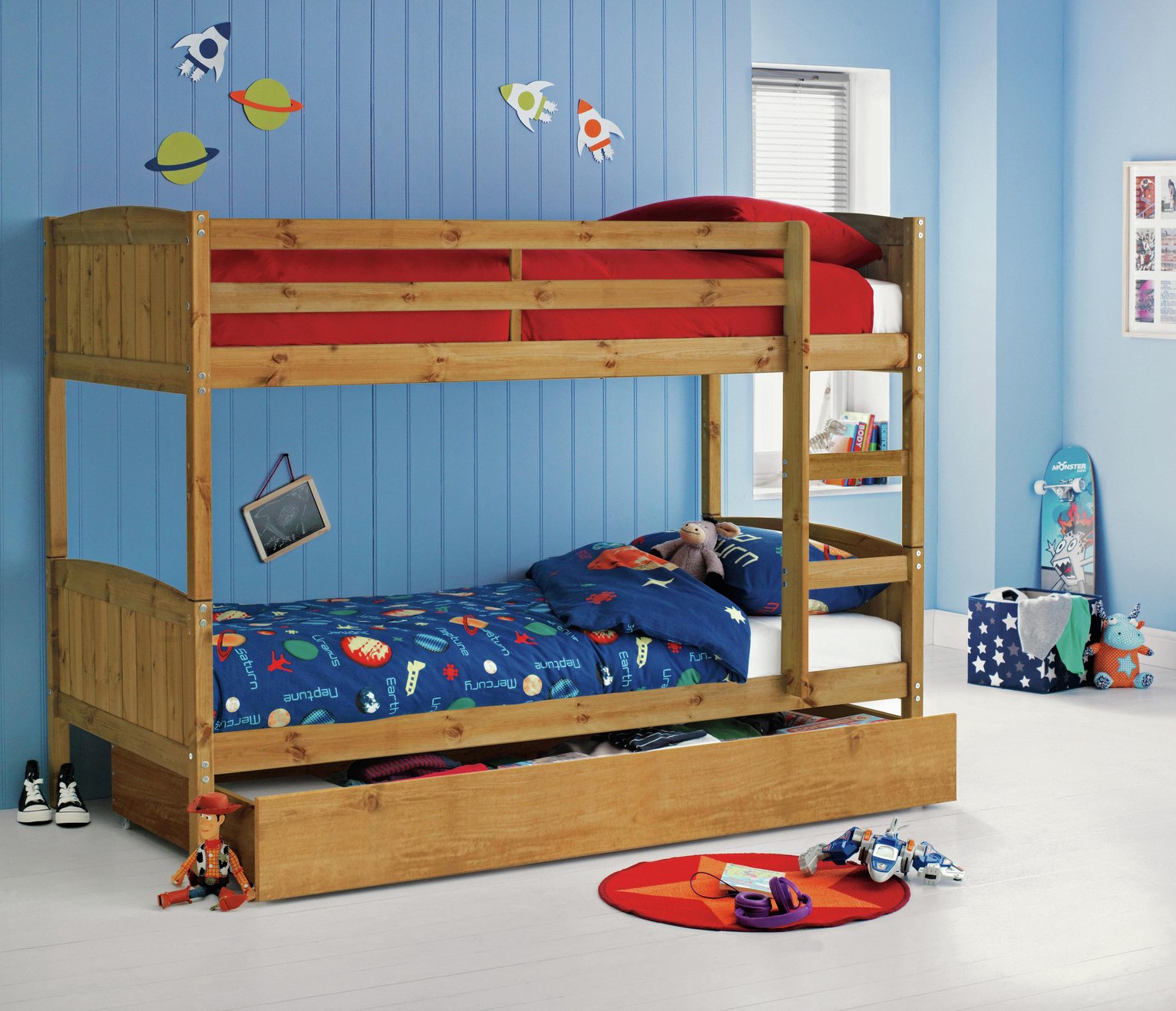 pine bunk beds argos