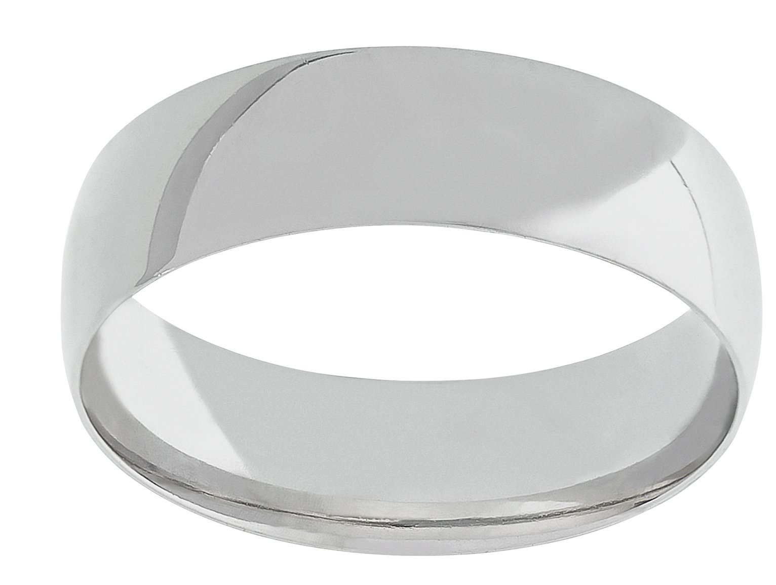 Revere 9ct White Gold Court Shape Wedding Ring Review