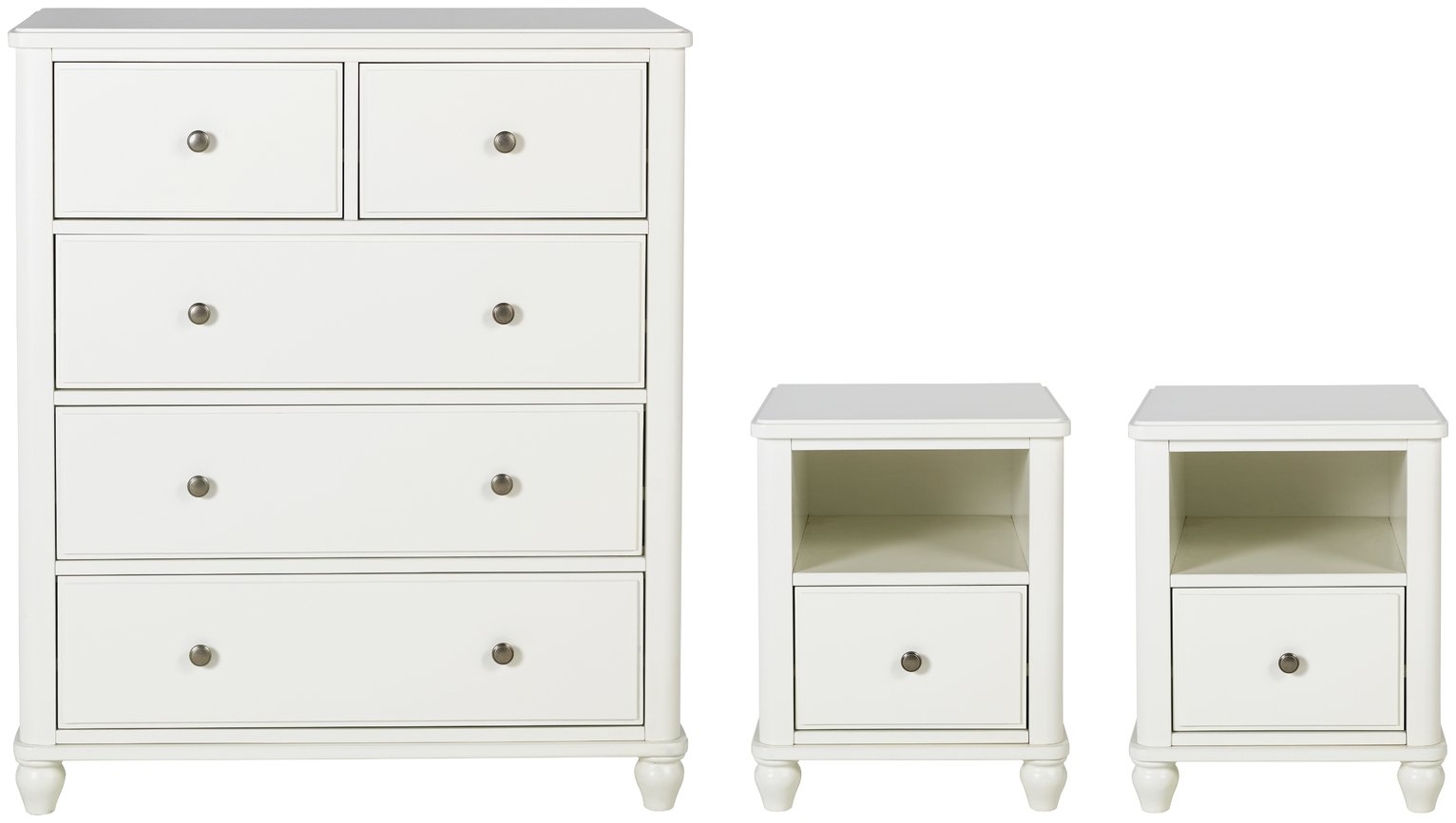 Argos Home Ashbourne 2 Bedsides & 3+2Drw Package