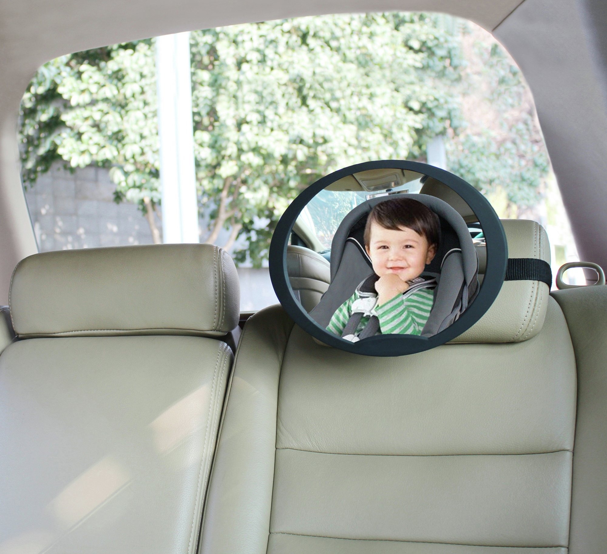 BabyDan Adjustable Rear Seat Large Wide Angled Mirror