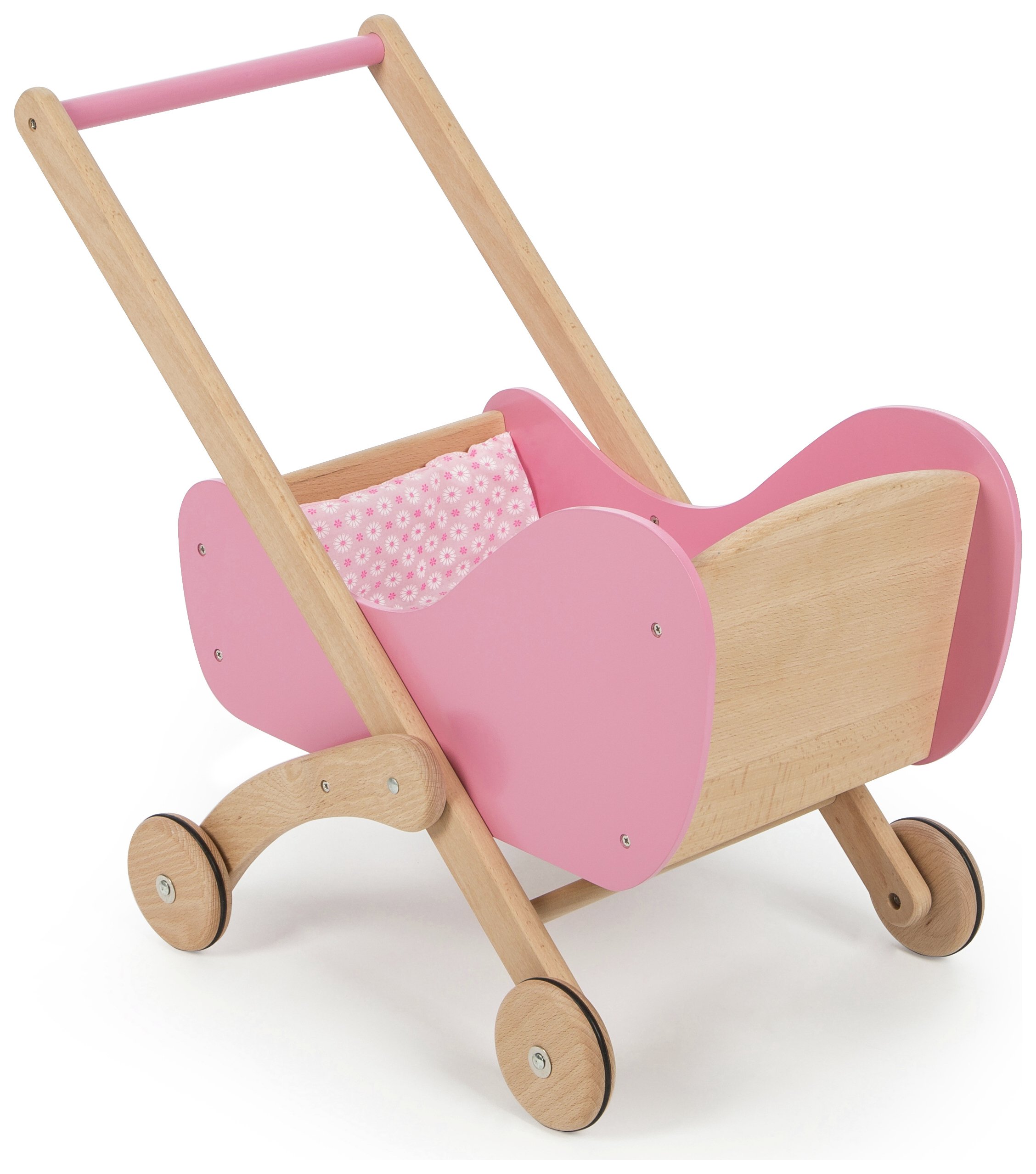 Tidlo Doll's Pram - Pink