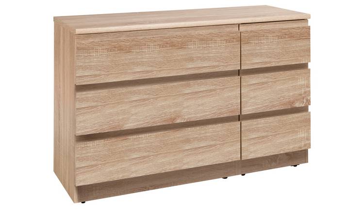 Buy Avenue 3 3 Drawer Chest Brown Oak Effect Chest Of