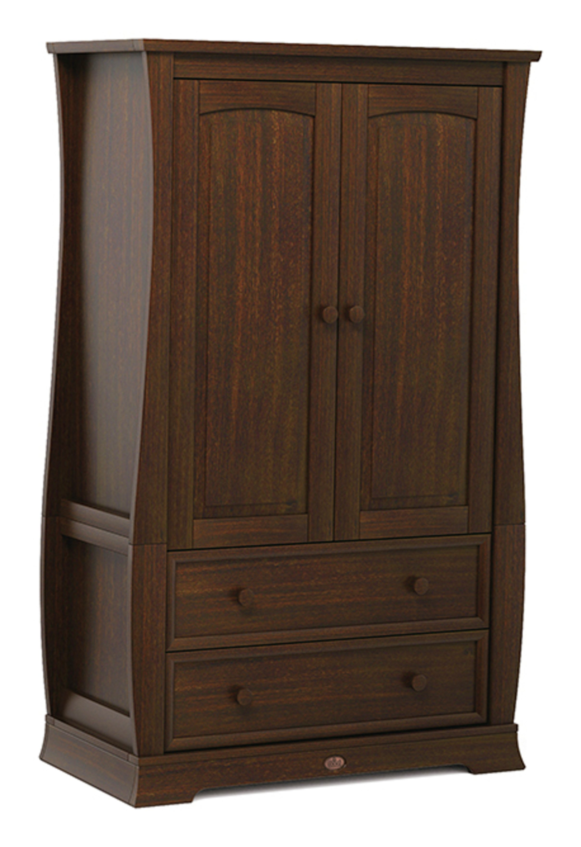 Sleigh Wardrobe - English Oak