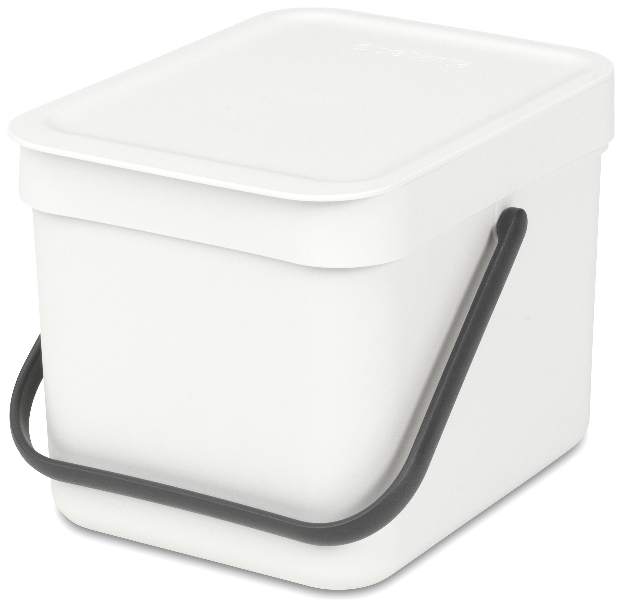 Brabantia Sort & Go 6 Litre Waste Bin - White