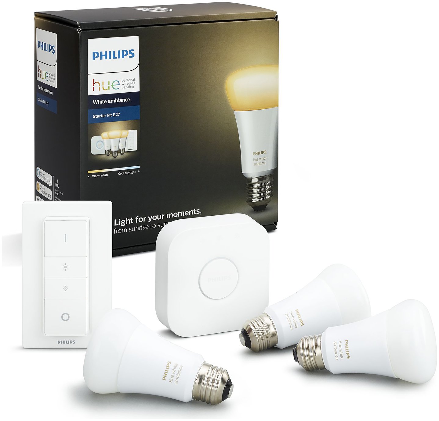 Philips Hue White Ambience E27 Starter Kit