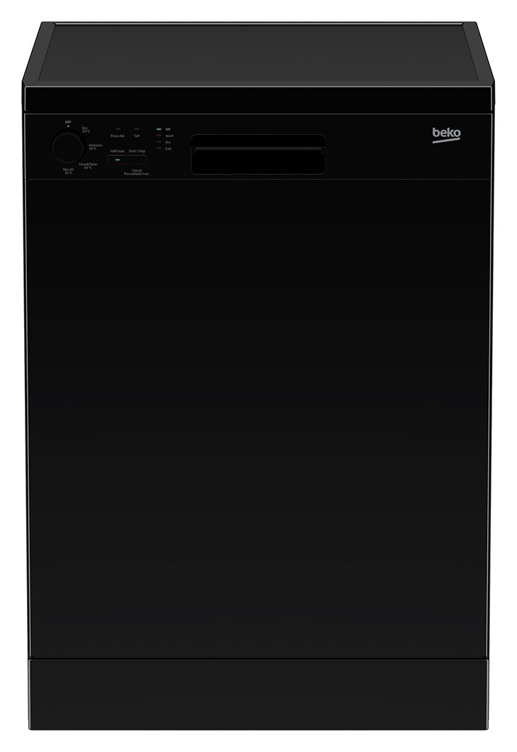 Beko DFN04210B Full Size Dishwasher - Black