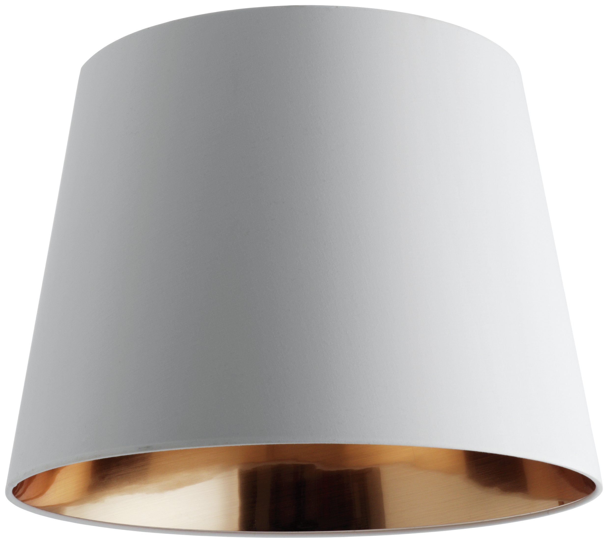 Habitat Grande Large Tapered Fabric Lampshade - White