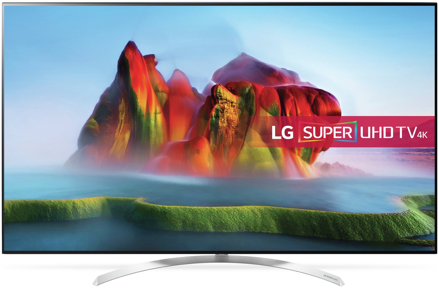 LG 55SJ850V 55 Inch Smart 4K Ultra HD TV with HDR.