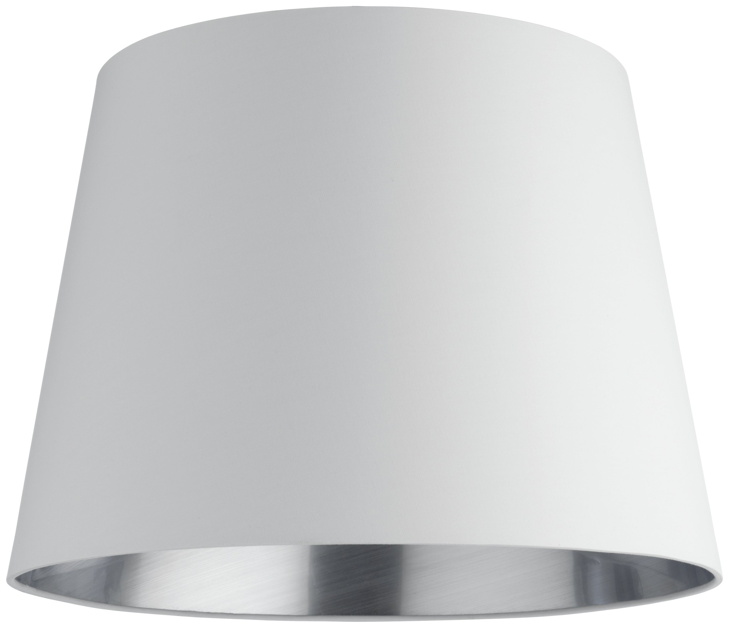 Habitat Grande Large Tapered Fabric Lampshade - Platinum