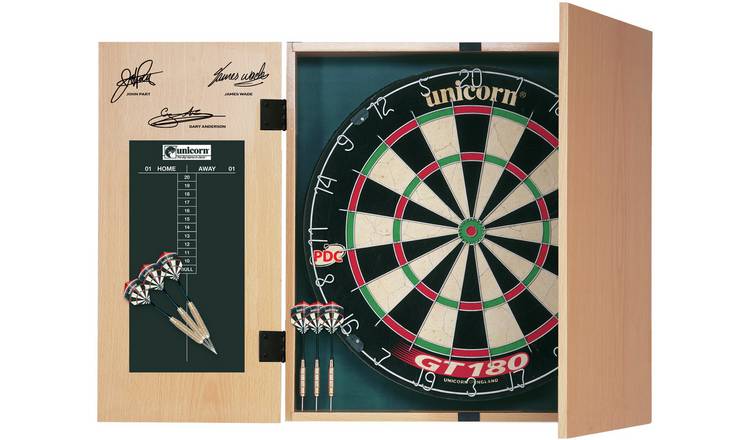 Buy Unicorn Original Dartboard Cabinet And Darts Dartboards And