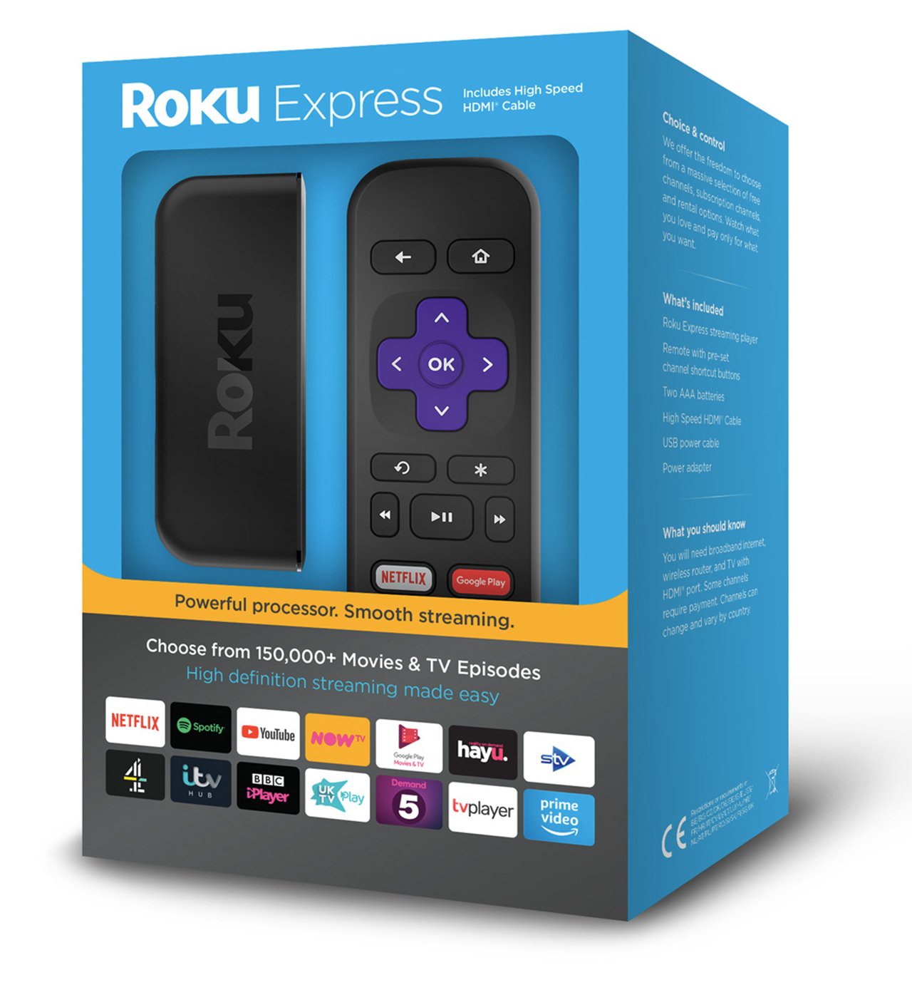 Roku Express 2017 HD Streaming Media Player