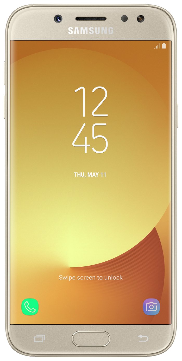 SIM Free Samsung Galaxy J5 2017 16GB Mobile Phone - Gold
