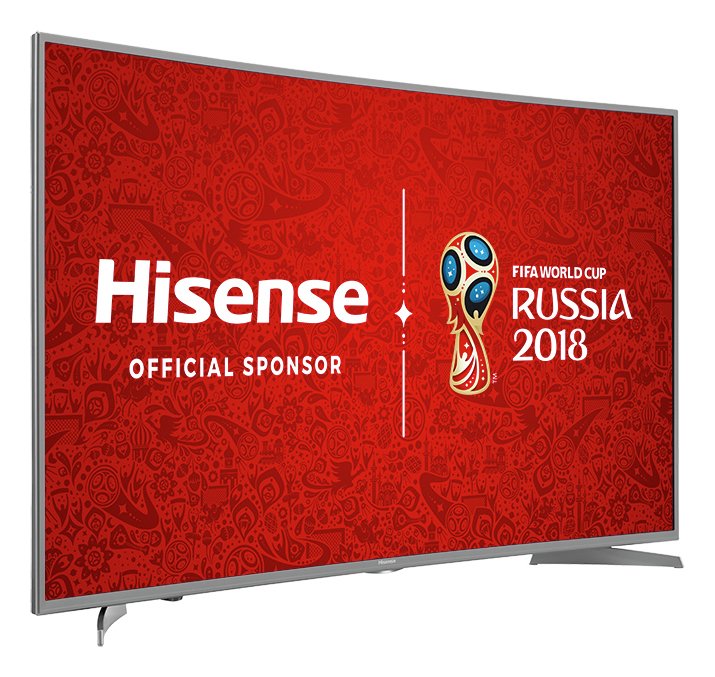 Hisense H55M6600 55 Inch Curved 4K Ultra HD Smart TV w/ HDR.