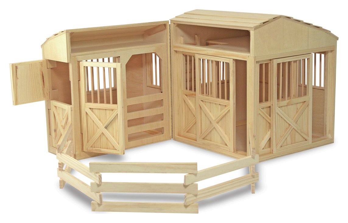 Melissa & doug Folding Horse Stable