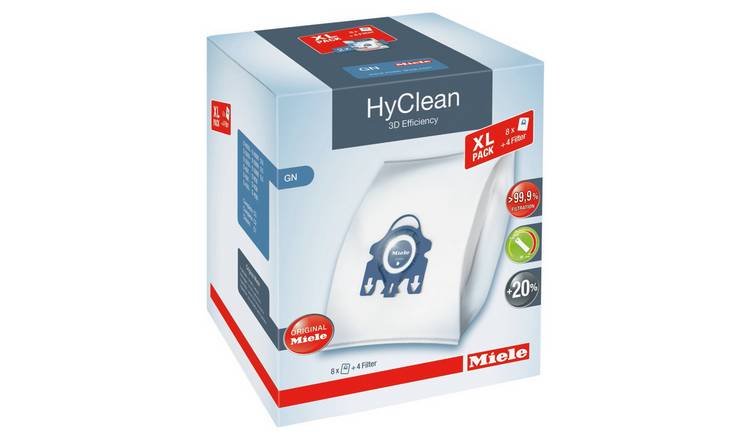 Genuine 3D Efficiency HyClean Dust Bags For Miele GN Vacuum Cleaners