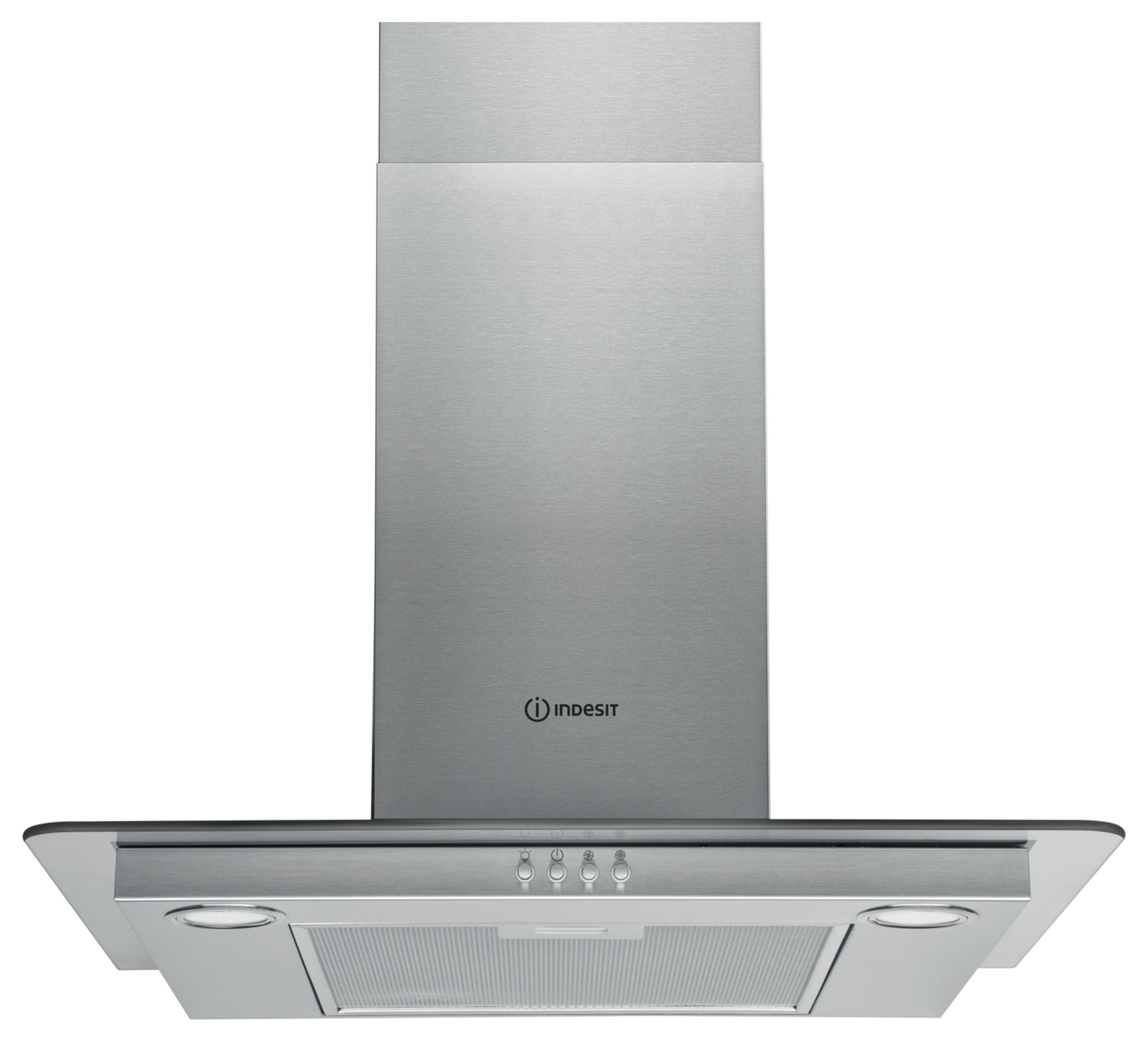 Indesit IHF6.4AMX 60cm Cooker Hood - Stainless Steel