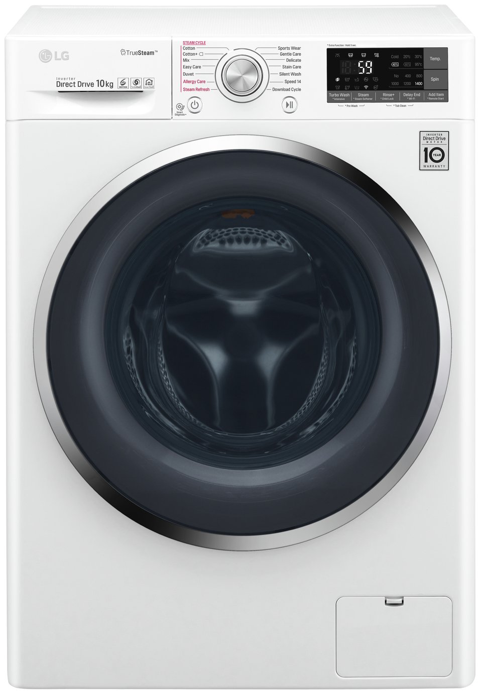 LG F4J8JS2W 10KG 1400 Spin Washing Machine review