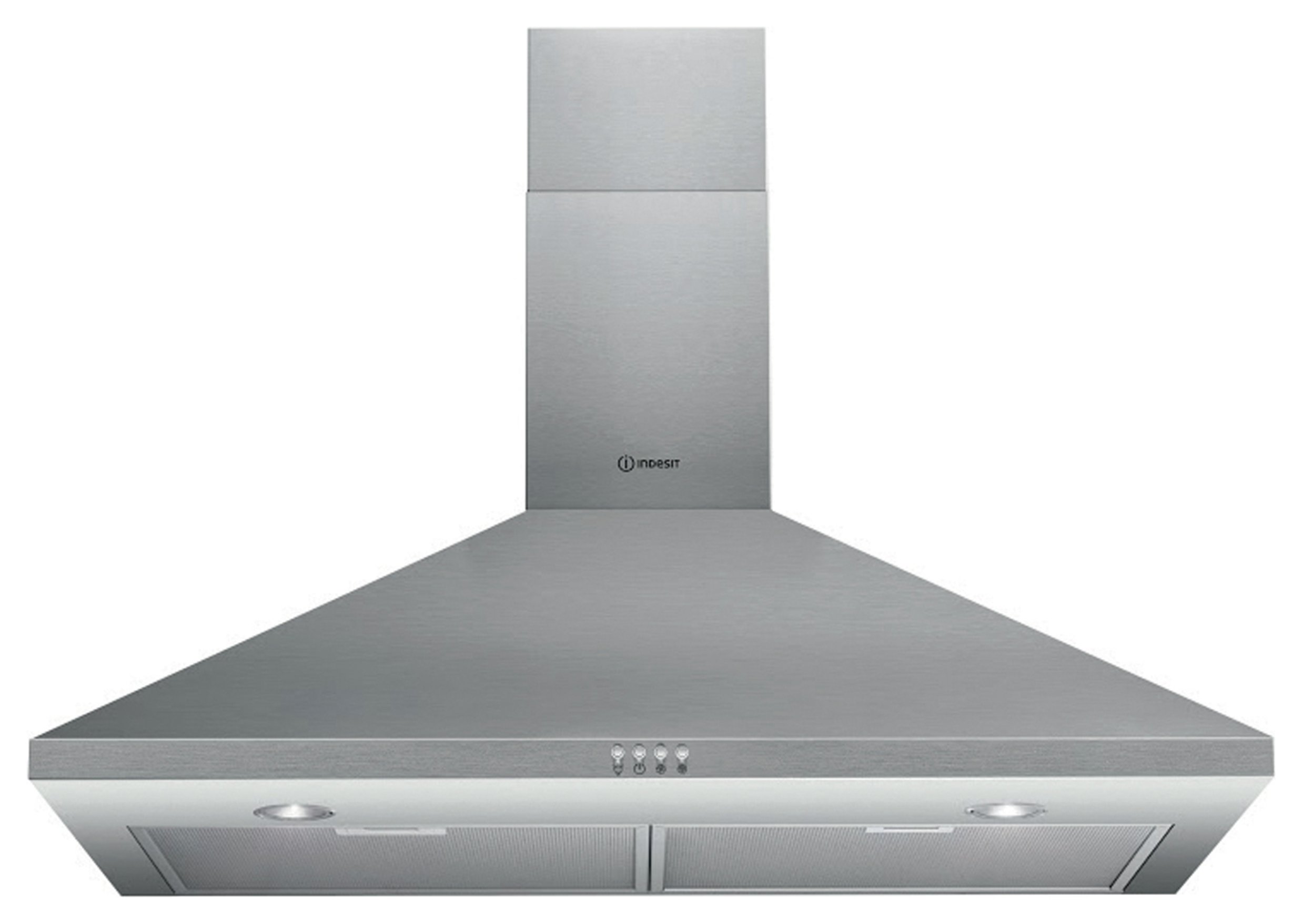 Indesit Aria IHPC9.4AMX 90cm Cooker Hood - Stainless Steel
