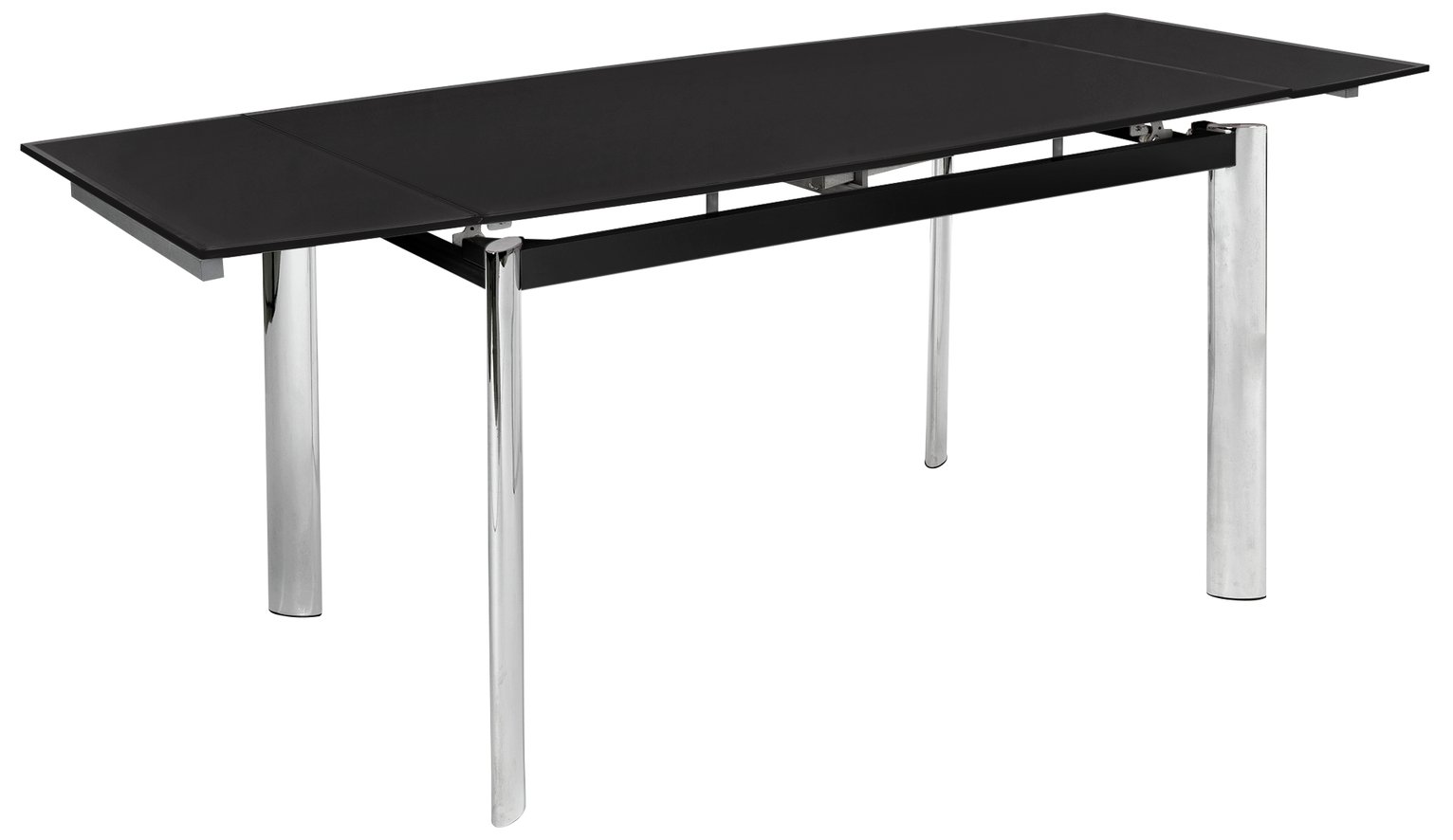 Argos Home Erik Extendable Glass 8 Seater Table Black (7396188