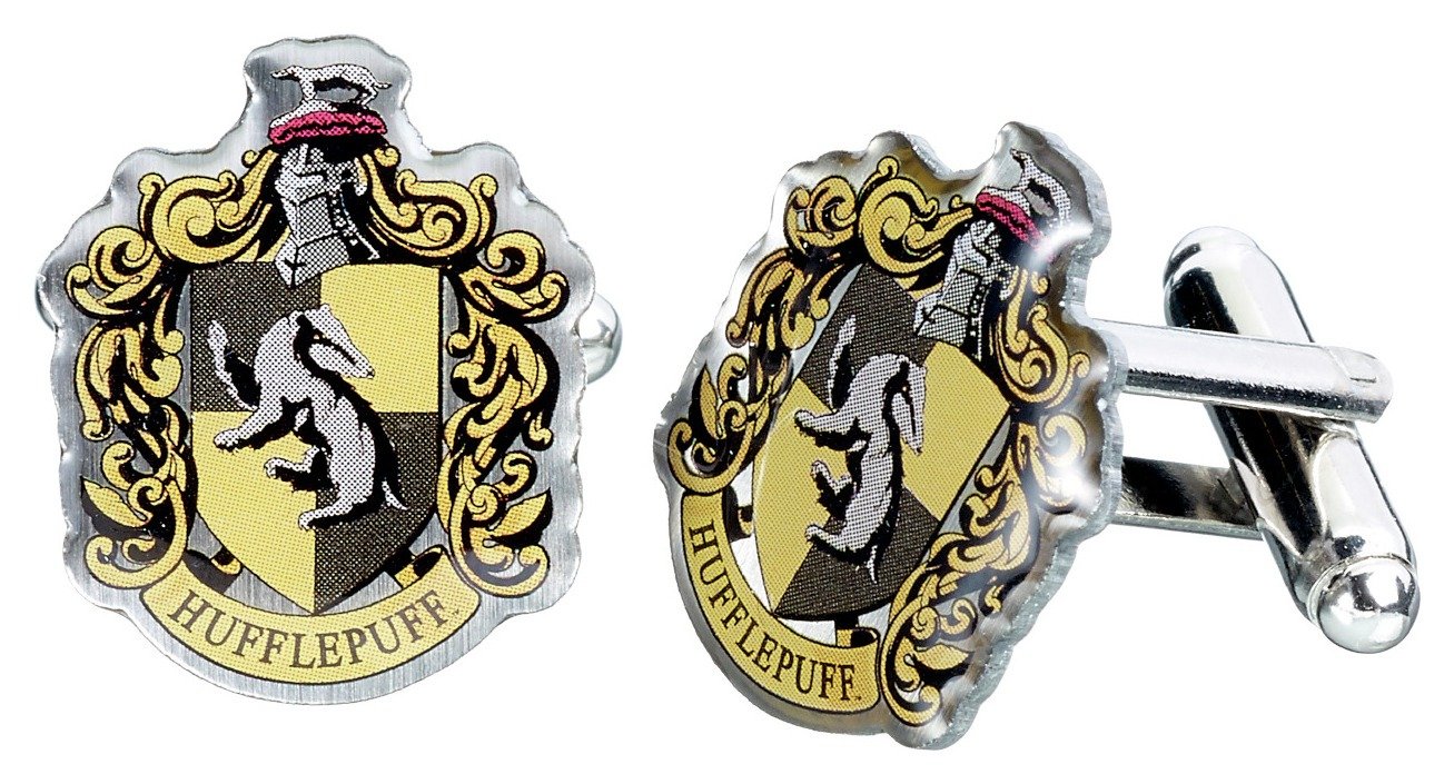 Harry Potter Hufflepuff Crest Cufflinks.