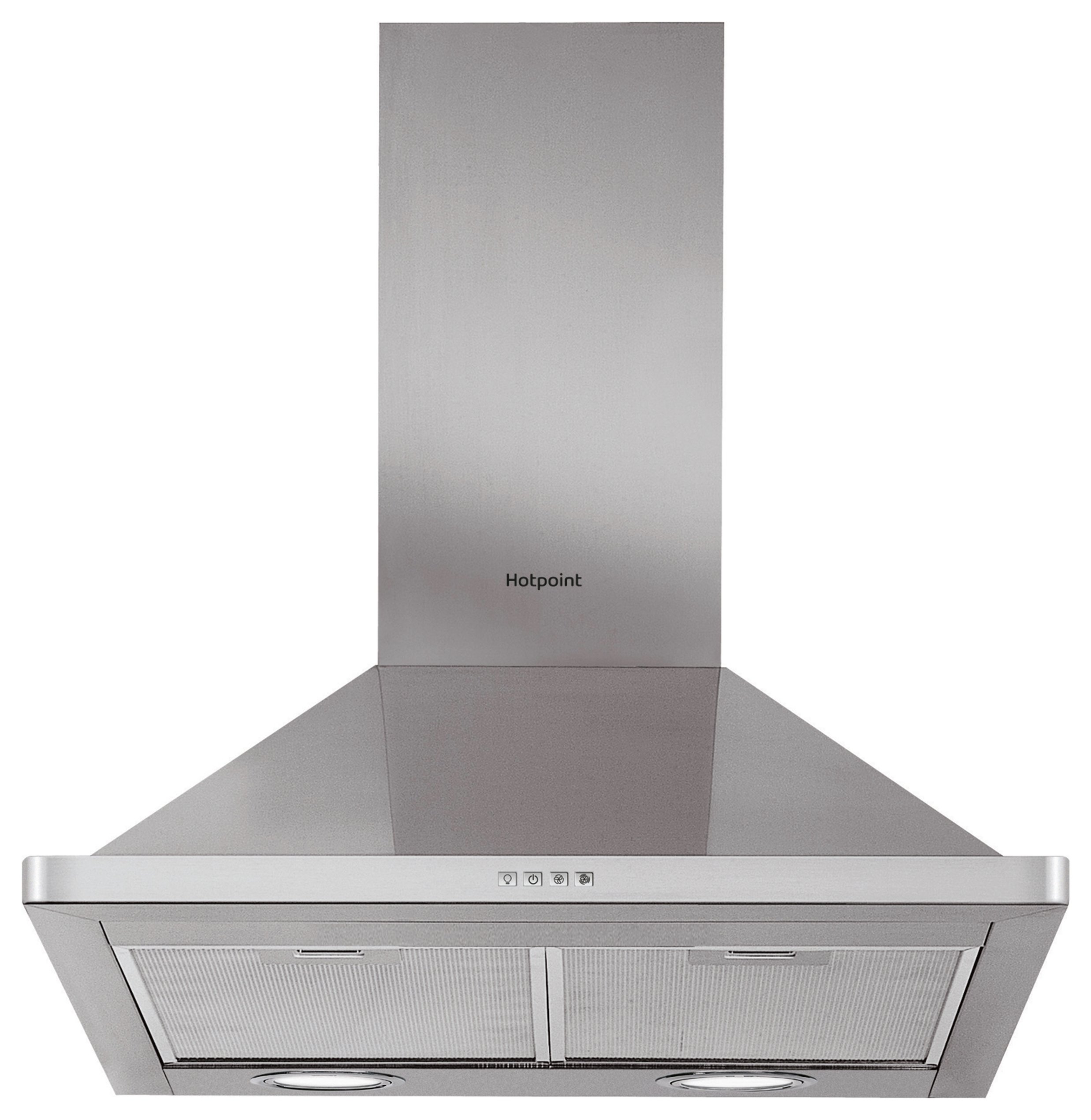 Hotpoint PHPN64FAMX 60cm Cooker Hood - Stainless Steel