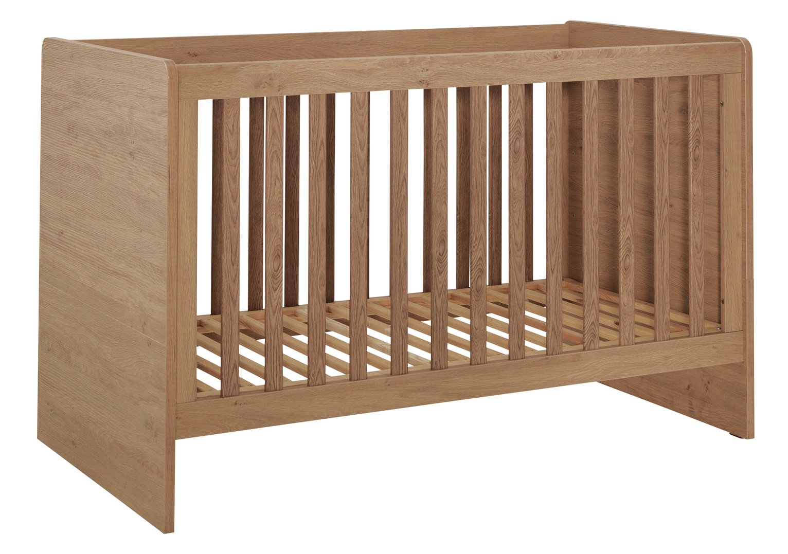 oak cot bed with drawer