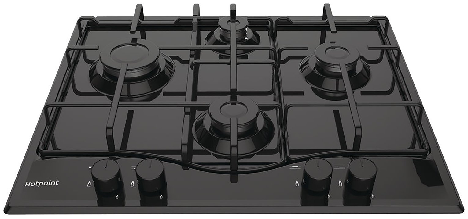 Hotpoint PCN642HBK Gas Hob - Black