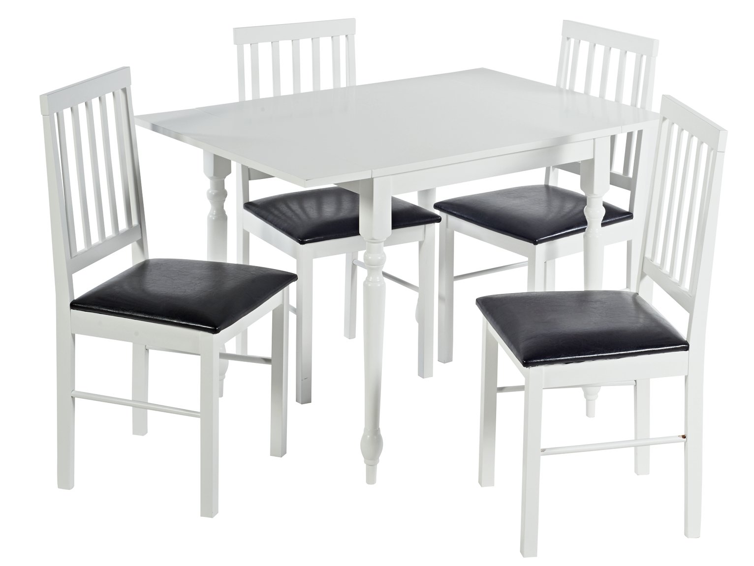 argos white kitchen table and chair