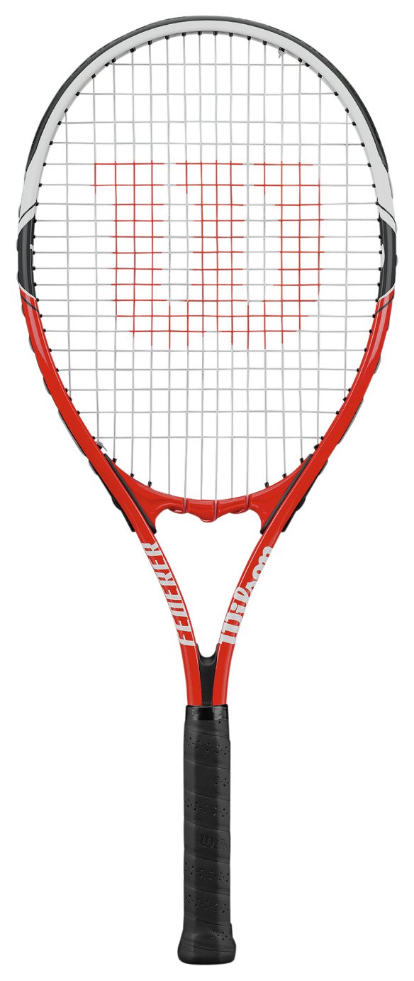 Zilver eten Uitverkoop Wilson Roger Federer Adult Tennis Racket - 27 Inch (7397383) | Argos Price  Tracker | pricehistory.co.uk