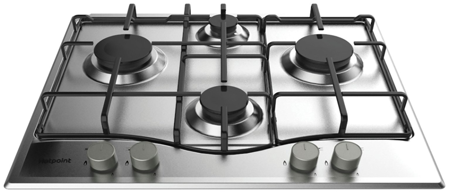 Hotpoint PCN642XH Gas Hob - Stainless Steel