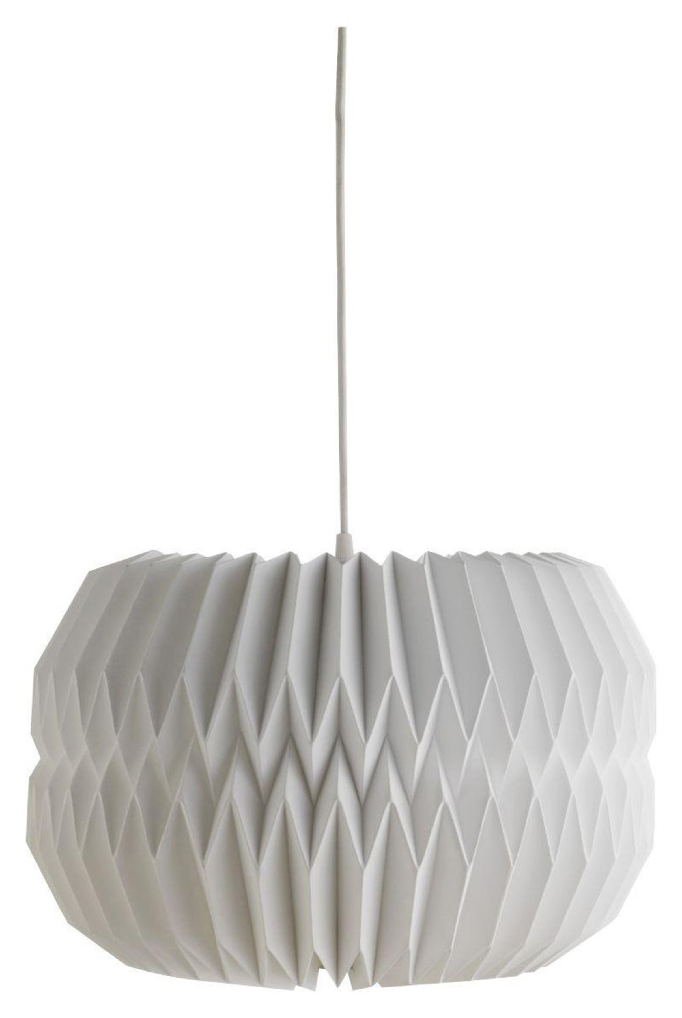 Habitat Kura Origami Paper Drum Shade - White