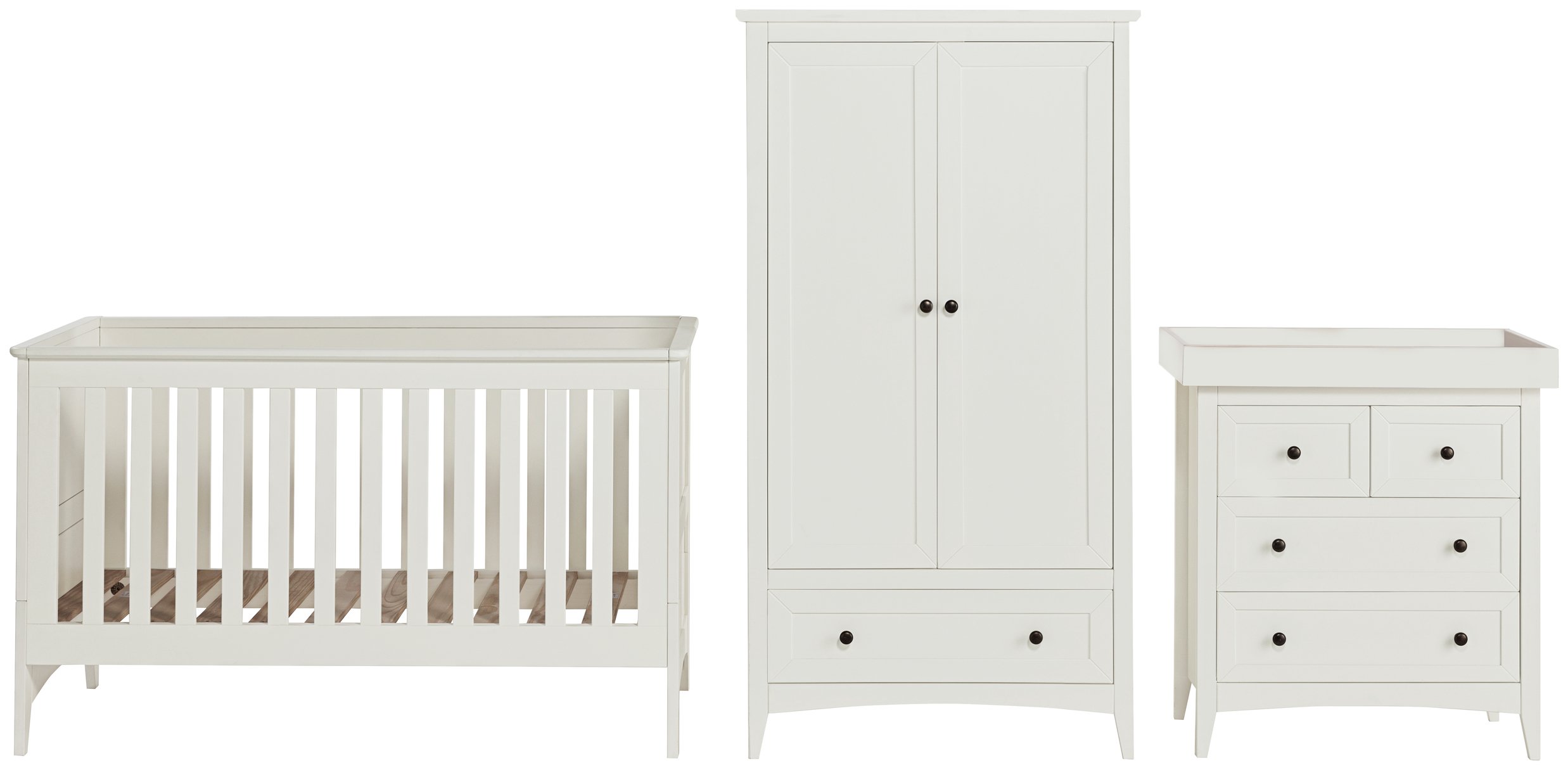 Cuggl Cambourne 3 Piece Set - White