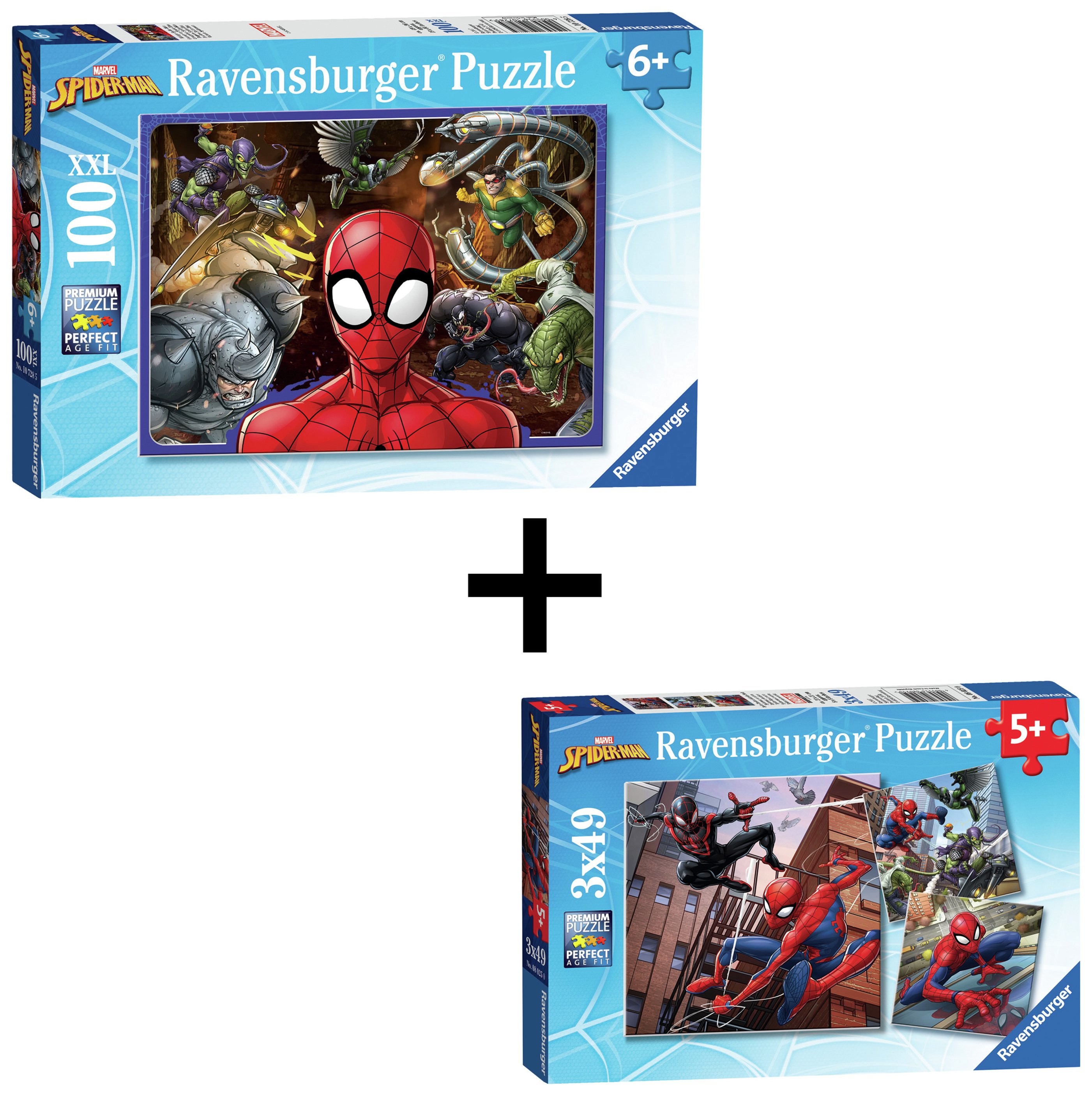 Ravensburger Marvel SpiderMan Puzzle Twin Pack (7398942) Argos